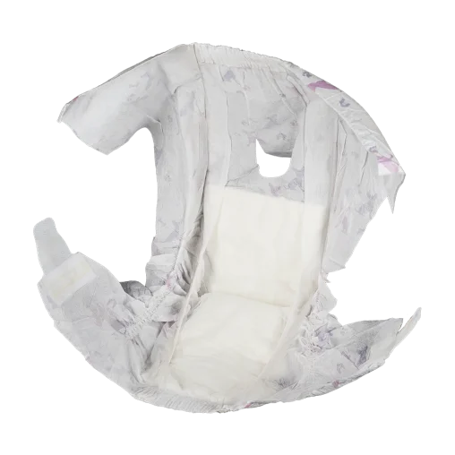 AnimAll diapers with pattern, for dogs (girls), weight 5-8 kg, M 43-29 cm, 10 pcs