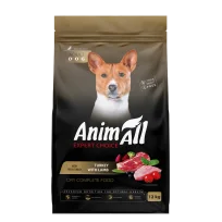 Повнораціонний сухий AnimAll для дорослих собак середніх порід, зі свіжою індичкою та ягням, 12 кг