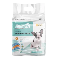 Пелюшки AnimAll Puppy Training Pads для собак та цуценят, без аромату, 60х60 см, 20 шт
