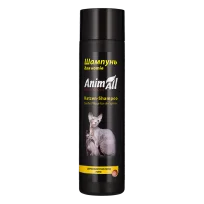 AnimAll Grooming Shampoo for Adult Cats and Kittens of Hairless Breeds, 250 ml