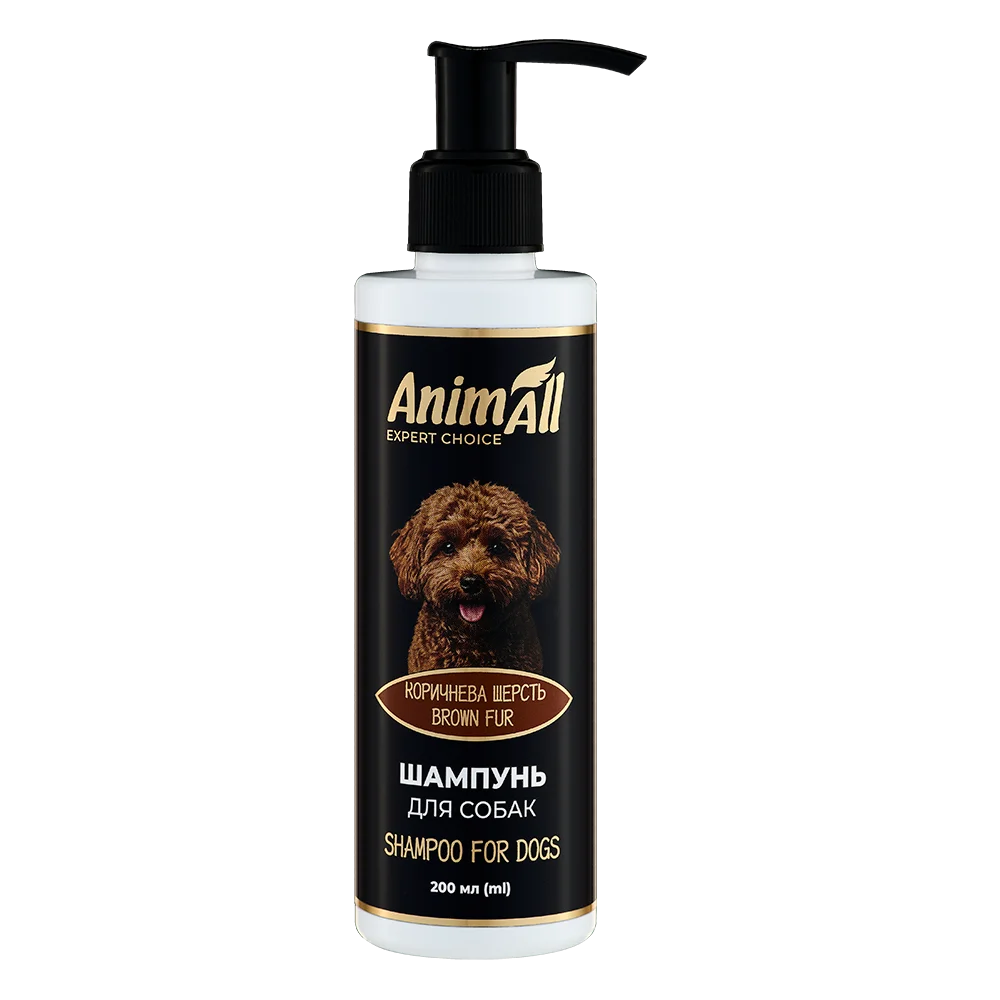 AnimAll Color Shampoo for Dogs with Brown and Red Coats, 200 ml