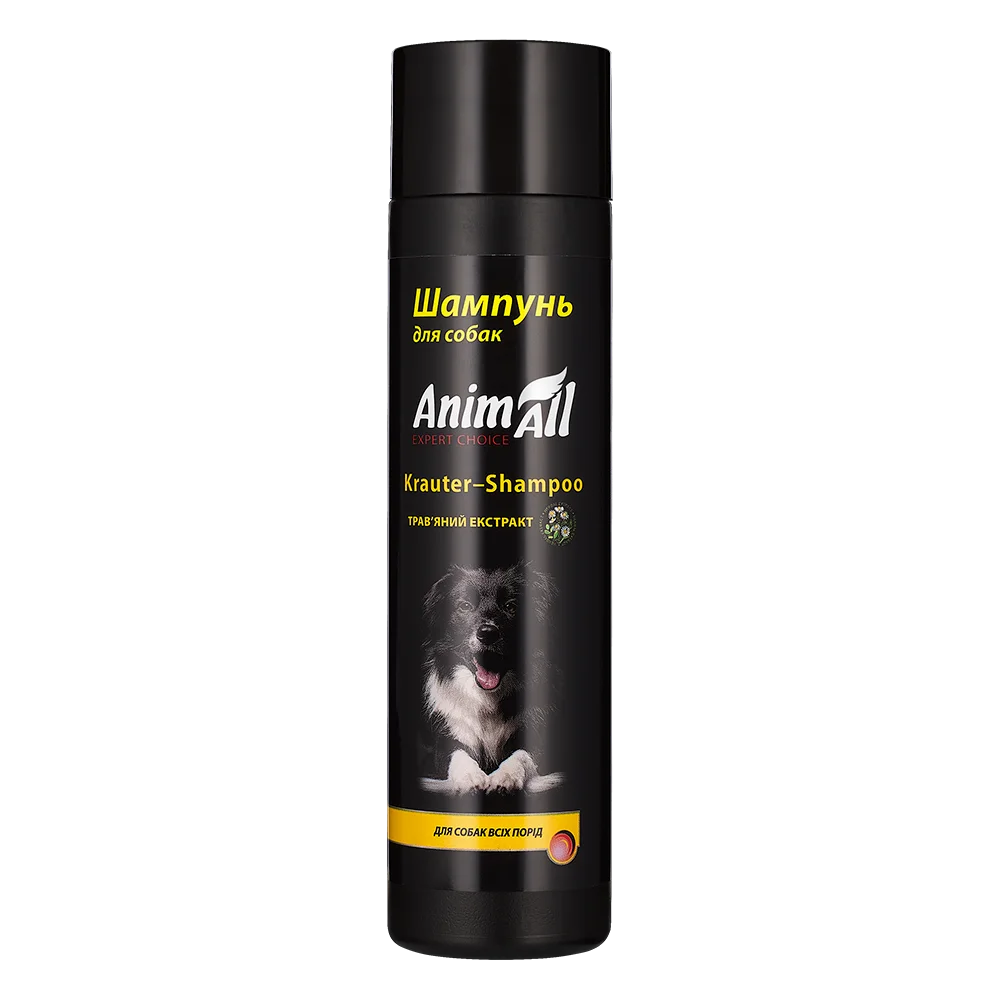 AnimAll Grooming Shampoo for Adult Dogs of All Breeds, Herbal Extract, 250 ml