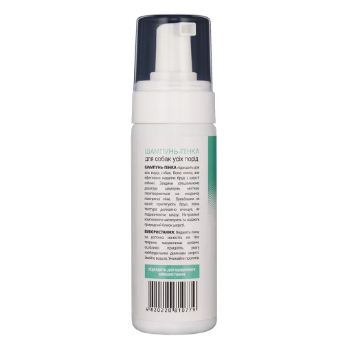 AnimAll Soft Care Foaming Shampoo for Adult Dogs of All Breeds, with a Fresh Scent, 180 ml