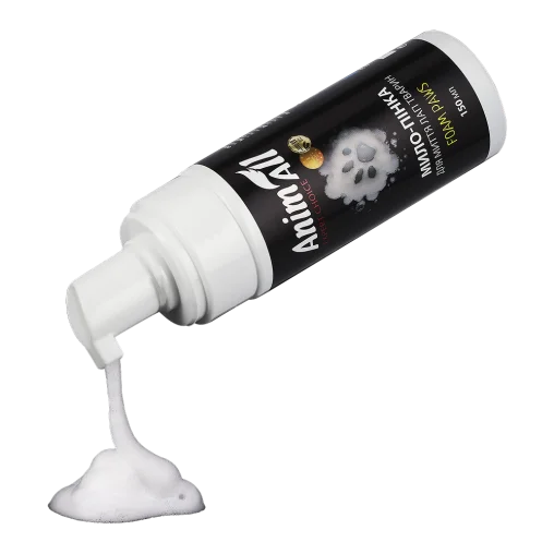 Мило-пінка AnimAll Clean Paws для миття лап домашніх тварин, з ароматом свіжості, 150 мл