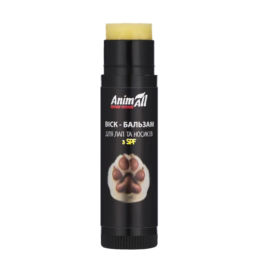 Віск-бальзам AnimAll для лап та носиків котів та собак всіх порід, з SPF, 5 г
