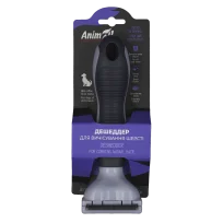 AnimAll De-shedding Comb for Grooming All Dog Breeds, Made of Stainless Steel, S 16.2x4.8x4.9 cm