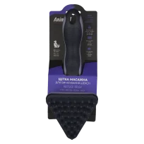 AnimAll Massage Brush for Grooming Cats and All Dog Breeds, 20.3×8.2×7 cm