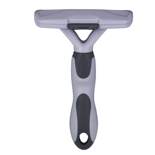 AnimAll Curved Shedding Comb for Grooming All Dog Breeds, L 16.6×11.7×5.1 cm