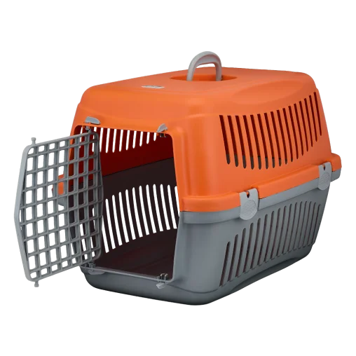AnimAll CNR-134 carrier for cats and dogs, gray-rosemary, 58×42×42 cm