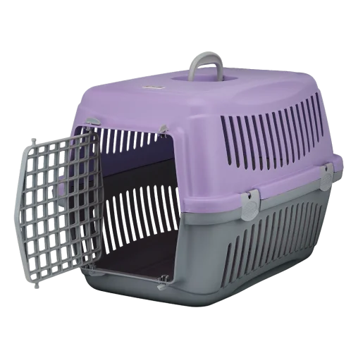 AnimAll CNR-134 carrier for cats and dogs, gray-purple, 58×42×42 cm