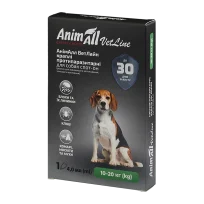 Краплі AnimAll VetLine Spot-On від бліх і кліщів для собак вагою 10-20 кг