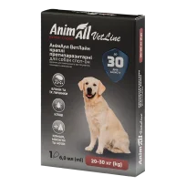 Краплі AnimAll VetLine Spot-On від бліх і кліщів для собак вагою 20-30 кг