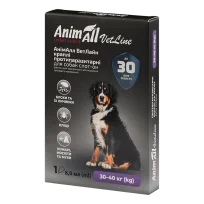 Краплі AnimAll VetLine Spot-On від бліх і кліщів для собак вагою 30-40 кг