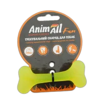 Іграшка AnimAll Fun кістка, жовта, 8 см