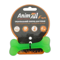 Іграшка AnimAll Fun кістка, зелена, 8 см
