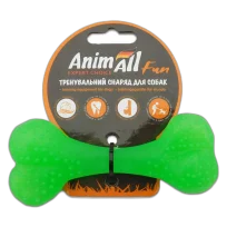 Іграшка AnimAll Fun кістка, зелена, 12 см