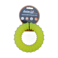 Іграшка AnimAll Fun кільце з шипами, жовте, 12 см