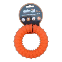 Іграшка AnimAll Fun кільце з шипами, помаранчеве, 12 см