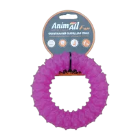 Іграшка AnimAll Fun кільце з шипами, фіолетове, 12 см