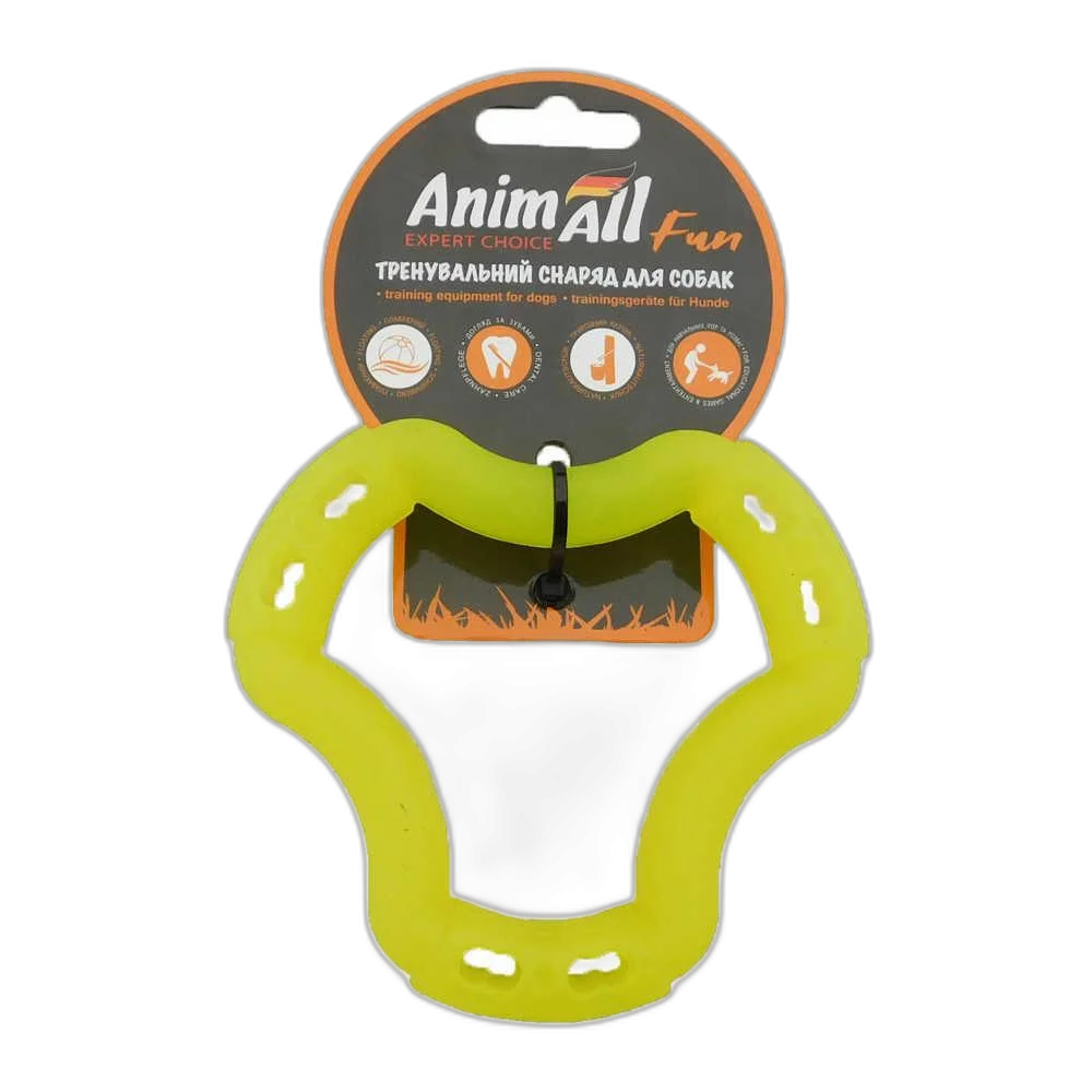 Іграшка AnimAll Fun кільце 6 сторін, жовте, 12 см