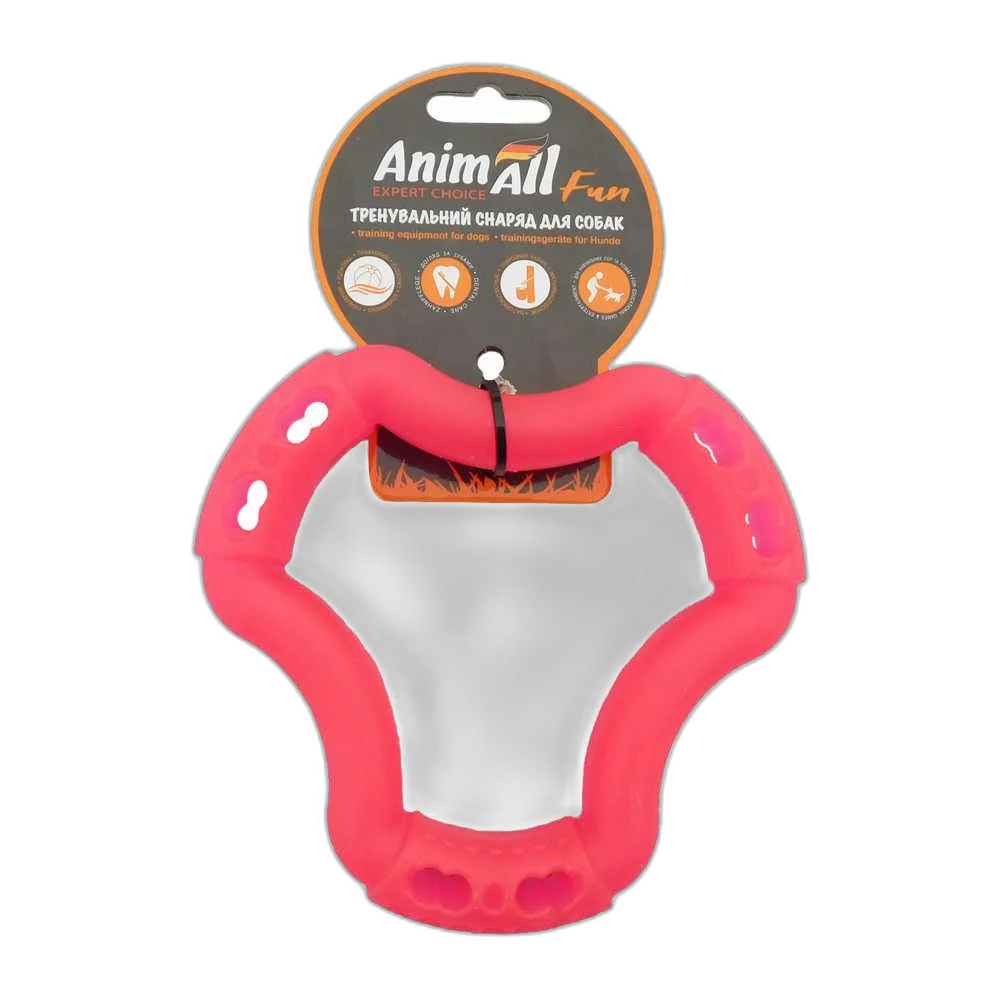 Іграшка AnimAll Fun кільце 6 сторін, коралове, 15 см