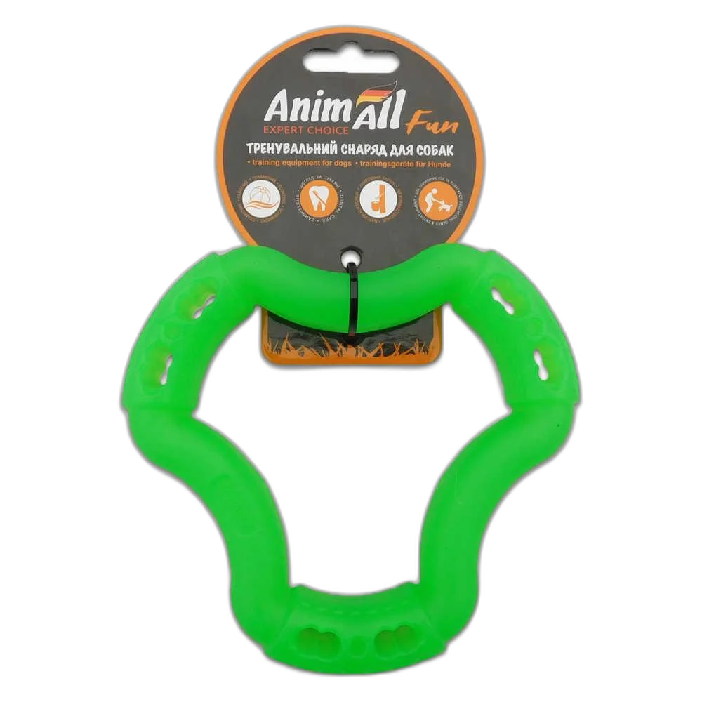 Іграшка AnimAll Fun кільце 6 сторін, зелене, 15 см