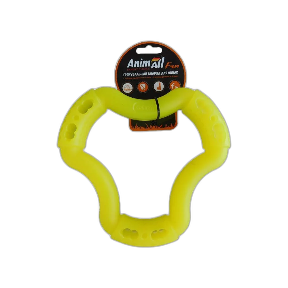 Іграшка AnimAll Fun кільце 6 сторін, жовте, 20 см