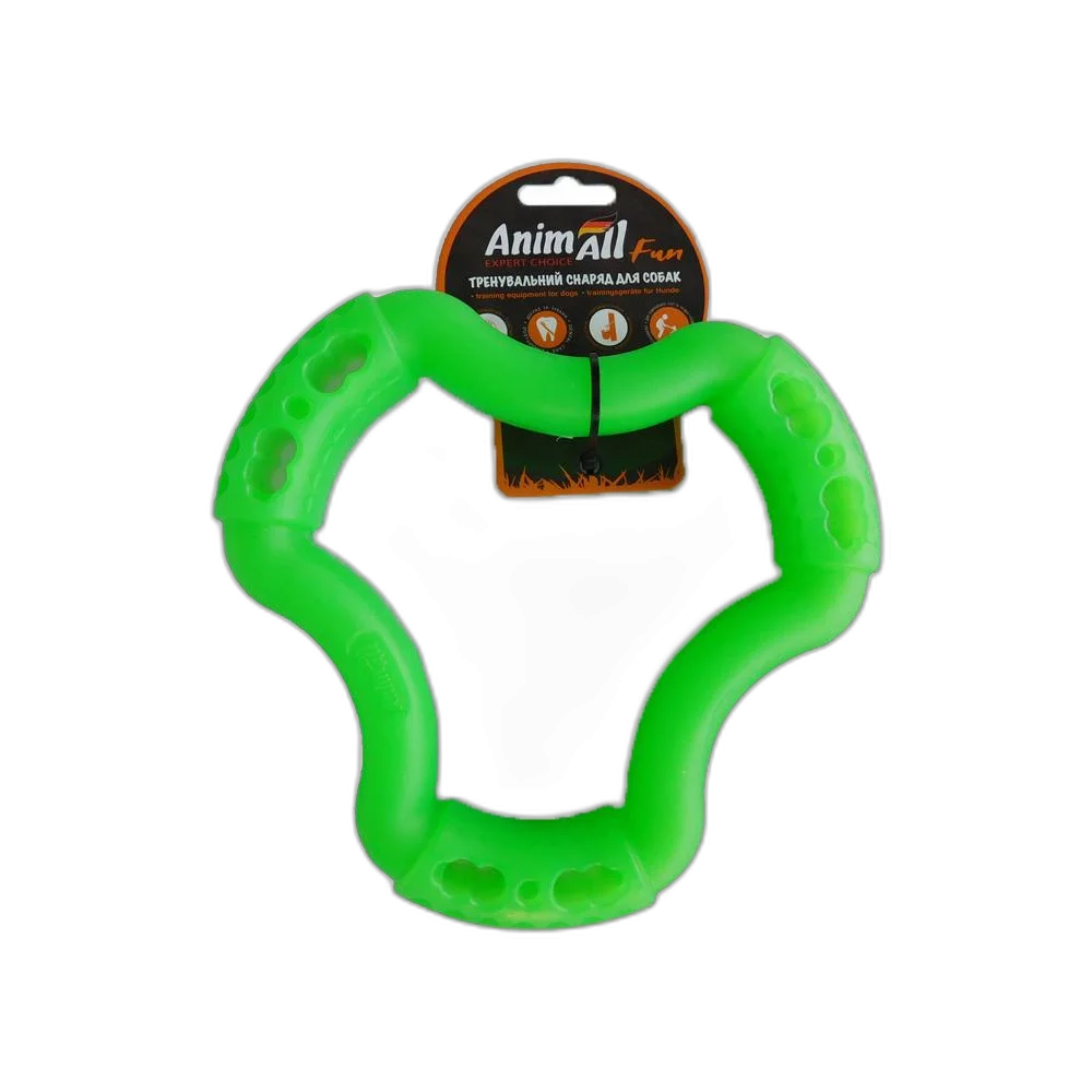 Іграшка AnimAll Fun кільце 6 сторін, зелене, 20 см