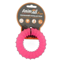 Іграшка AnimAll Fun кільце з шипами, коралове, 9 см