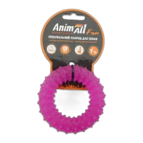 Іграшка AnimAll Fun кільце з шипами, фіолетове, 9 см