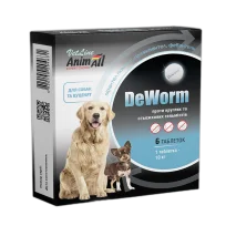 Антигельмінтний препарат AnimAll VetLine DeWorm для собак і цуценят
