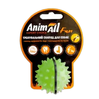 Іграшка AnimAll Fun мʼяч каштан для собак, 5 см, зелена