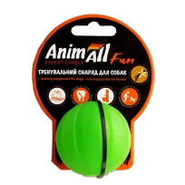 Іграшка AnimAll Fun тренувальний мʼяч для собак, 5 см, зелена