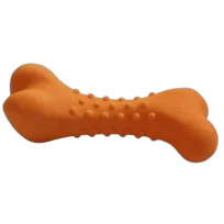 Іграшка AnimAll GrizZzly для собак, кістка, помаранчева, 11 × 4.7 см
