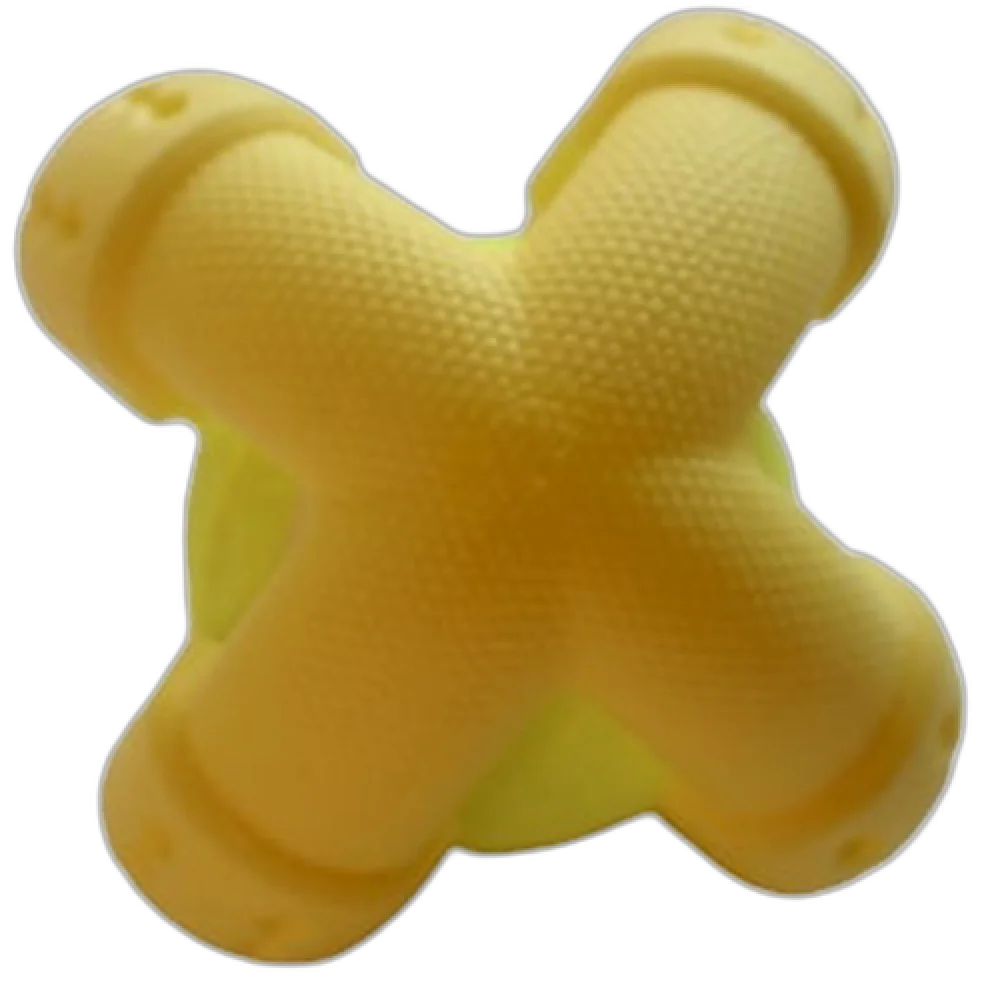 Іграшка AnimAll GrizZzly для собак, тенісний мʼяч, жовтий, 11.2 см