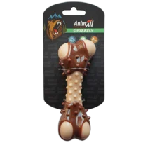 Іграшка AnimAll GrizZzly кісточка з ароматом мʼяса, 13.5 см, коричнева