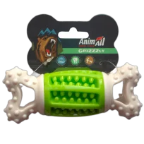 Іграшка AnimAll GrizZzly кісточка-зубочистка, 14.2×5.7×4.7 см, зелена
