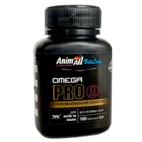 Вітаміни AnimAll VetLine Omega Cat PRO для котів та кішок  0.5 г × 100 табл