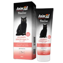 Фітопаста AnimAll VetLine Senior Age 7+ для котів старше 7 років, 100 г