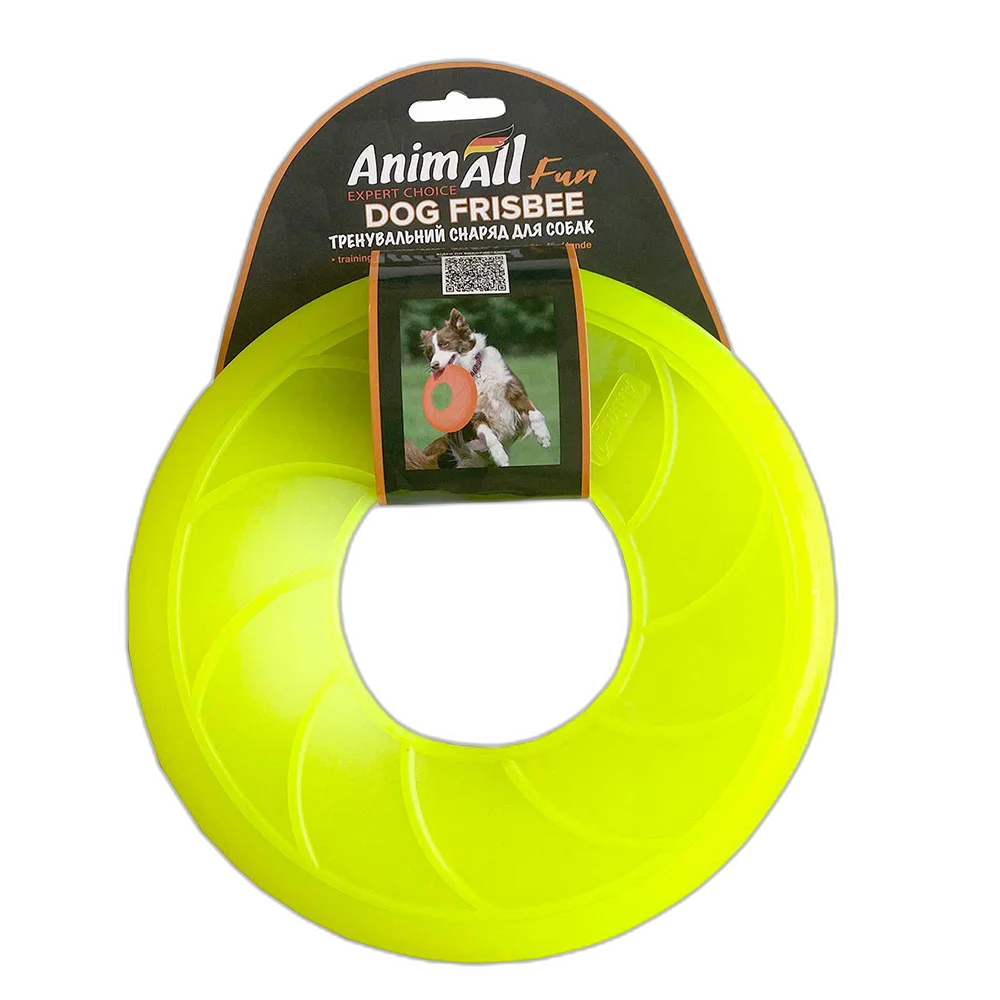 Іграшка АнімАлл Фан Фрізбі для ігор з собакою 22 см, жовта