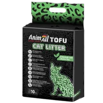 Соєвий наповнювач AnimAll Tofu Green Tea з ароматом зеленого чаю, для котів, 10 літрів (4,66 кг)