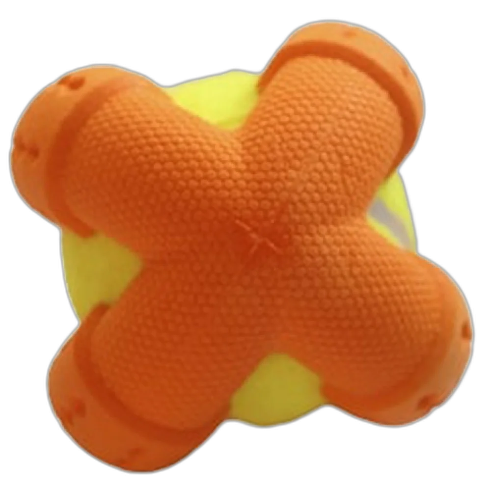Іграшка AnimAll GrizZzly для собак, тенісний мʼяч, жовто-помаранчевий, 11.2 см