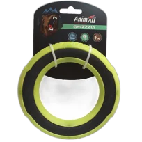 Іграшка AnimAll GrizZzly для собак, супер-кільце, зелене, 15 см