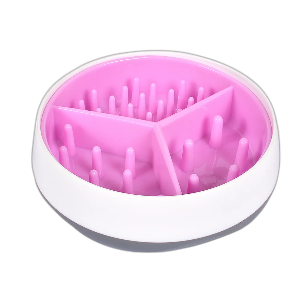 AnimAll 2 in 1 Slow Feeding Dog Bowl, 600ml, Light Purple