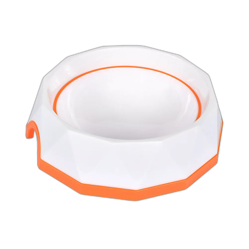 Миска AnimAll Діамант, для собак, 500 мл, оранжево-біла