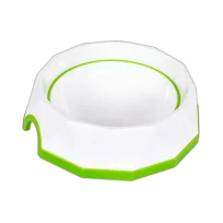 Миска AnimAll Діамант, для собак, 500 мл, зелено-біла