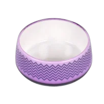 Миска AnimAll Super з візерунком, 300 мл, фіолетова