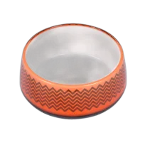 Миска AnimAll Super з візерунком, 300 мл, помаранчева