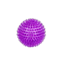 Іграшка AnimAll Колючий мʼяч, для собак, фіолетова, 8.4 см