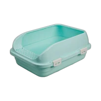 Туалет AnimAll для котів, під наповнювач, з лопаткою, 58×42×24 см, мʼятний